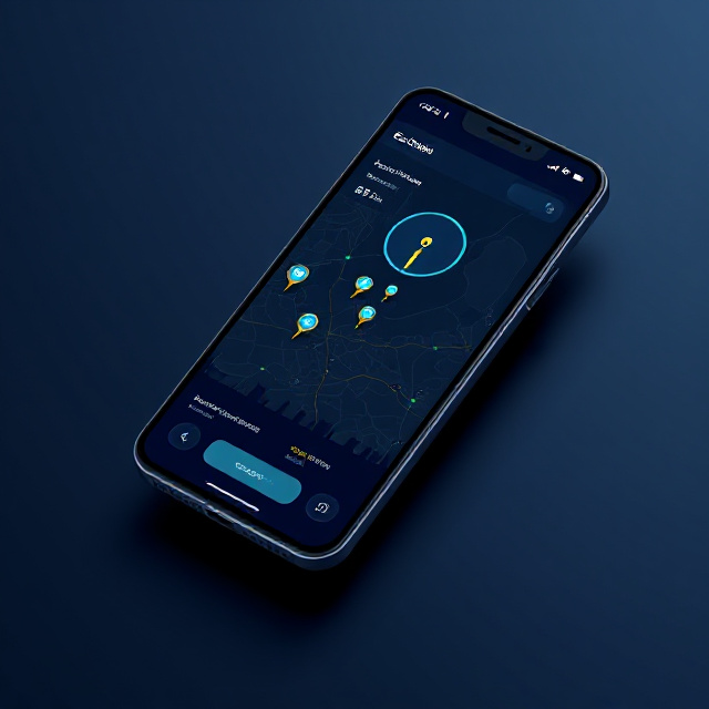 Planned JJD Autos electric mobility mobile application interface